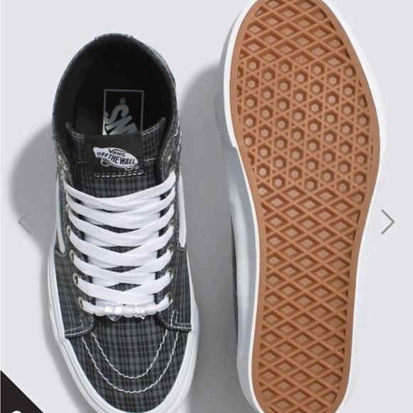 Vans Unisex Sk8-Hi Tapered Size 7 Men 8.5 Women Beads Black NWT - Picture 11 of 13